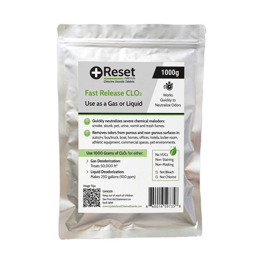Reset Black Pak 1,000 g foil pouch