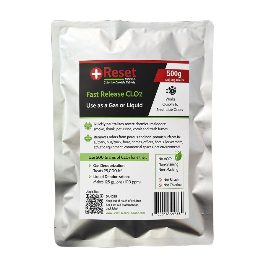 Reset Red Pak 500 g foil pouch